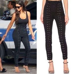 Alc Kingsley lace up pants as seen on Kim kardashian size 4